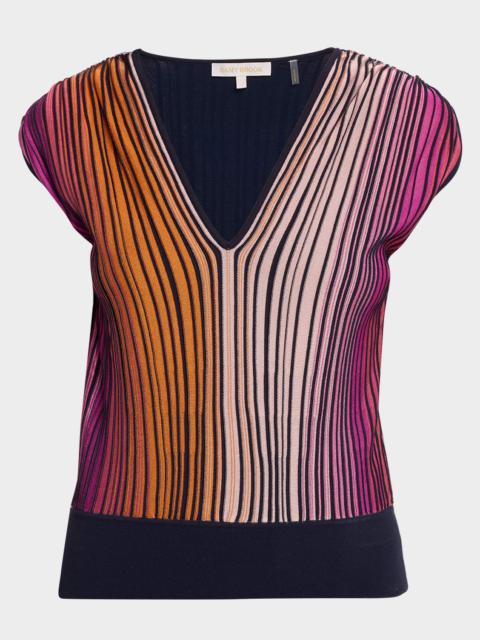 RAMY BROOK Vanessa Ombre Striped Top