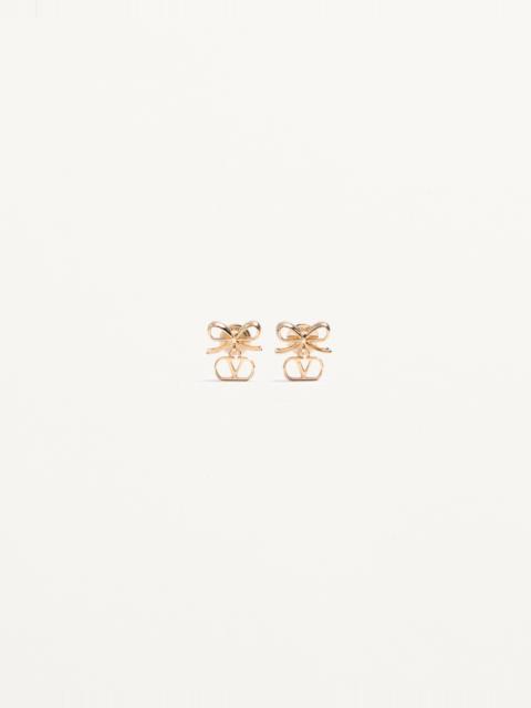 Valentino VLOGO SIGNATURE METAL EARRINGS
