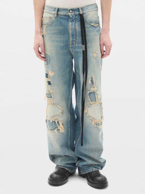 Ann Demeulemeester Evan 5-Pockets Straight Leg Loose Trousers