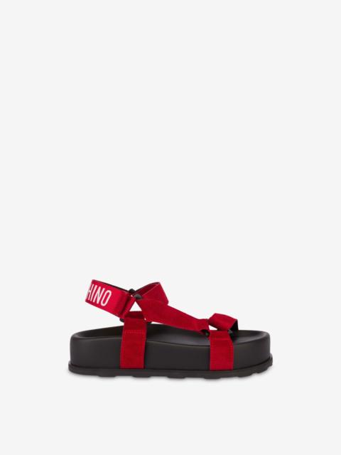 Moschino SUEDE SANDALS