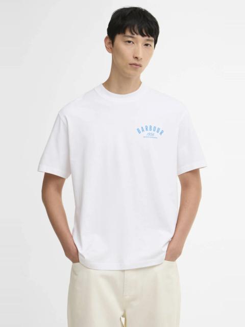 Barbour BARBOUR 1956 GRAPHIC OVERSIZED T-SHIRT WHITE