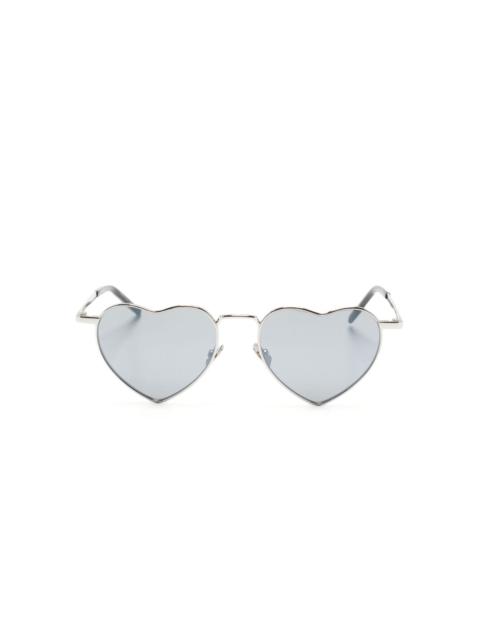 Loulou heart-frame sunglasses