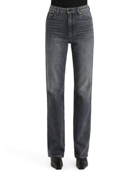 KHAITE DANIELLE STRAIGHT LEG JEANS
