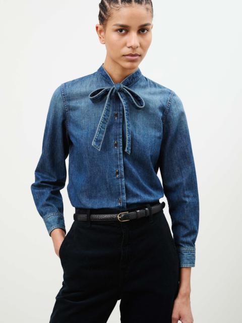 NILI LOTAN SUZETTE DENIM SHIRT