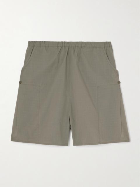 DEIJI STUDIOS Checked Organic Cotton Straight-leg Shorts