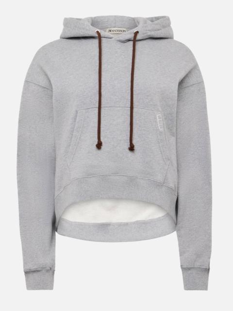 JW Anderson HOODIE WITH CROPPED HEM