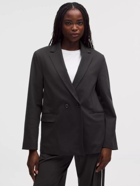 lululemon Brushed Twill Oversized Blazer