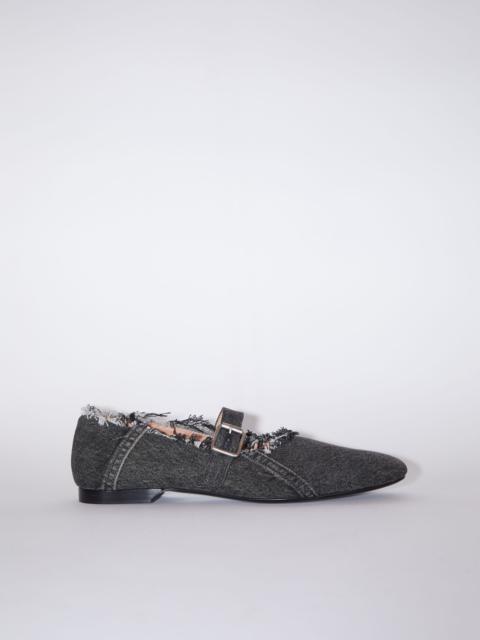 Acne Studios Denim shoes - Faded black