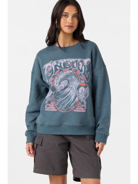 O'Neill Psych'd Oversized Crew Neck Fleece
