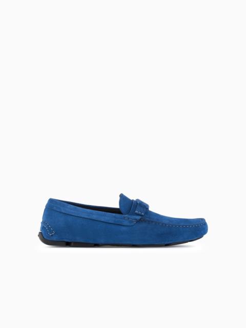 Suede loafers