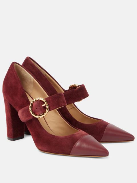 Kiki 95 suede pumps