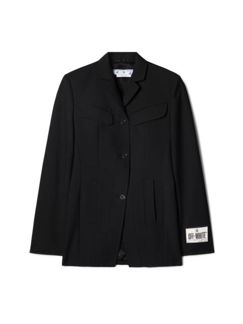 Off-White Toybox Dry Wo Belted Jacket