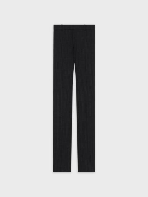 CELINE FLARED PANTS IN STRIPED WOOL FABRIC
