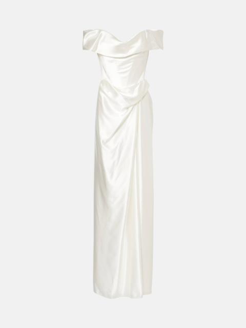 Vivienne Westwood Bridal Mabel silk satin bustier gown