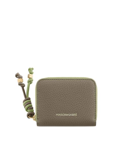 MAISON de SABRÉ zipped cuboidal small wallet