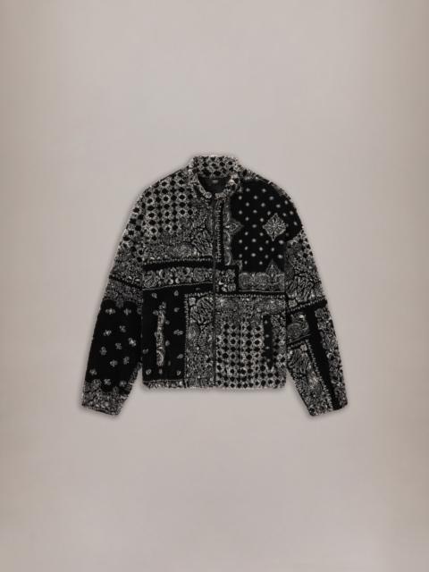 AMIRI BANDANA FLEECE JACKET