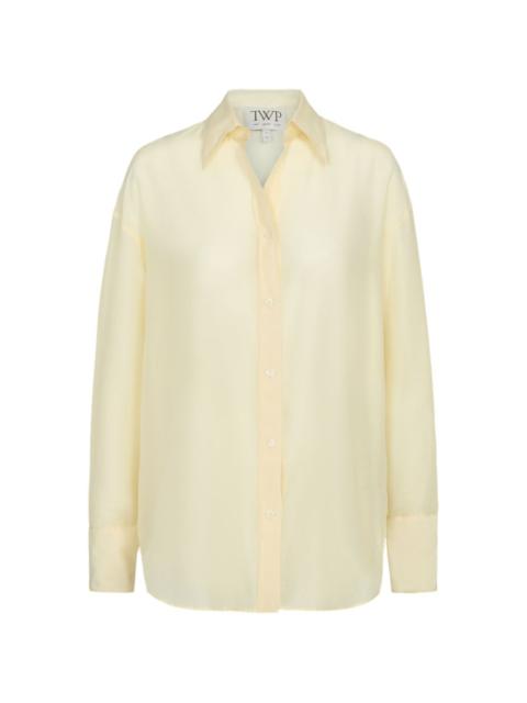 TWP buttoned collared shirt
