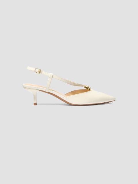 MICHAEL KORS Women's Cherie Flex 50MM Slingback Pumps - Eggshell