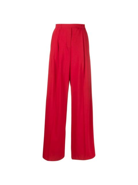 high-waisted palazzo pants