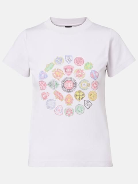 BALENCIAGA Printed cotton jersey T-shirt