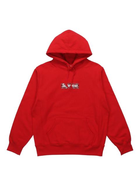 Supreme FW19 Week 16 Bandana Box Logo Hooded Sweatshirt 'Red' SUP-FW19-10828