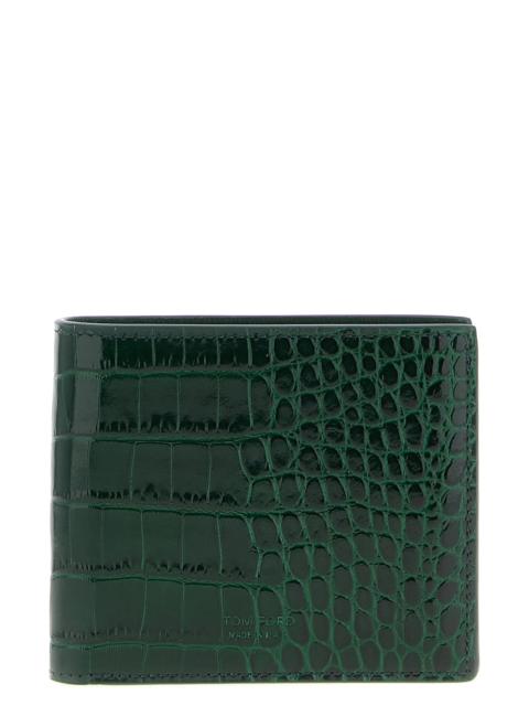 TOM FORD Crocodile leather wallet