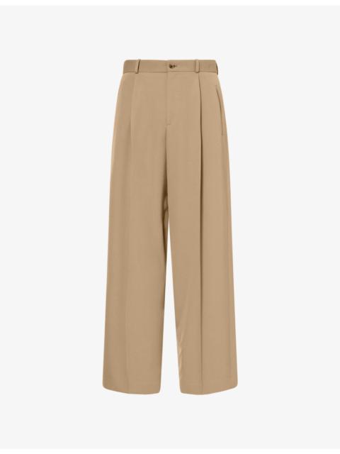 The Row Thom Pressed-Pleat Wool Trousers