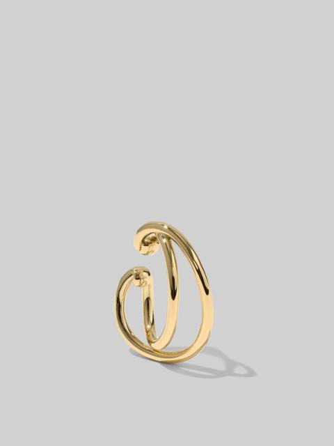 Otiumberg Otiumberg Dual Curve Ear Cuff - Gold