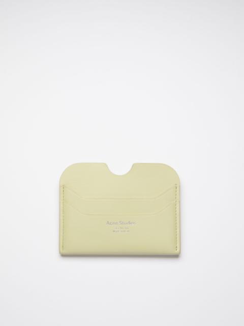 Acne Studios Card holder - Dusty green