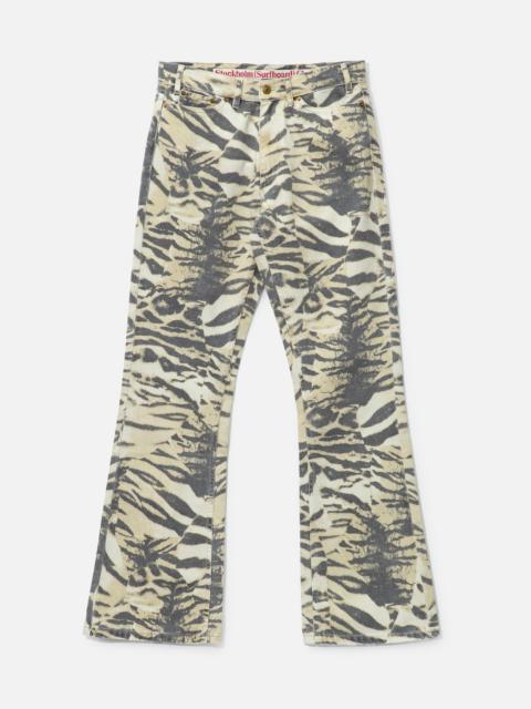 Stockholm Surfboard Club PRINTED BOOTCUT JEANS