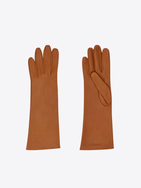 SAINT LAURENT gloves in smooth leather
