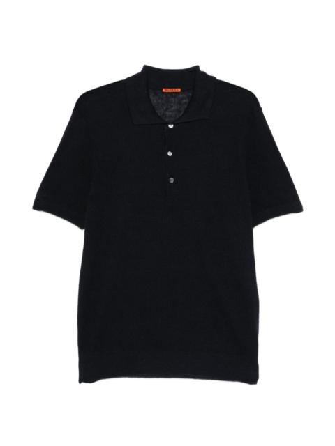 BARENA button knitted polo shirt