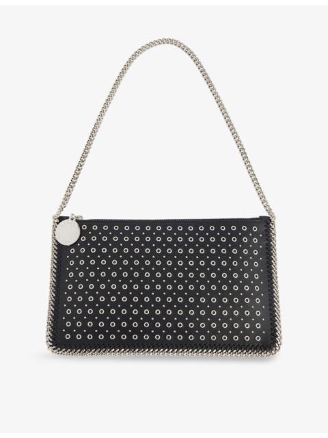 Stella McCartney Pochette Eyelets Faux-Leather Shoulder Bag