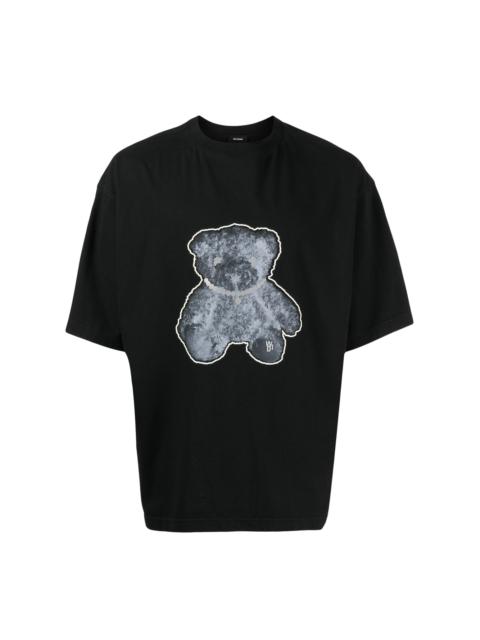 We11done teddy bear-print cotton T-shirt