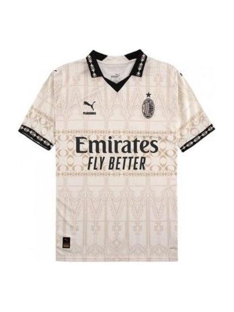 PUMA x Pleasures AC Milan 2023/24 Light Version Jersey 'Beige Black' 776064-02