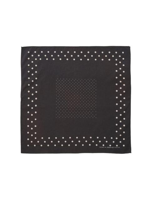 visvim BANDANA (C/SI CHAMBRAY) DMGD BLACK