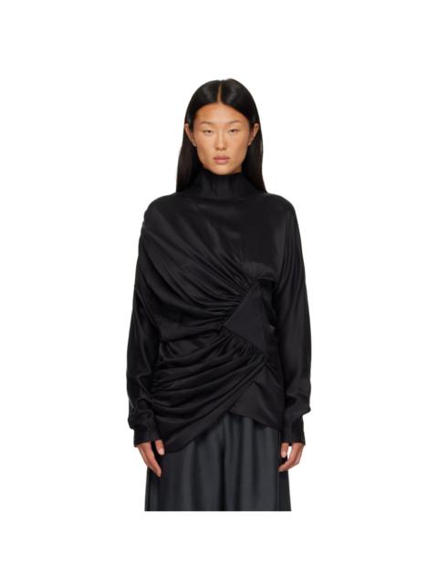 Kiko Kostadinov Black Jacana Blouse