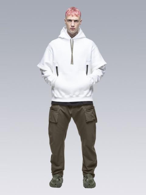 S34-PR Cotton Hooded Sweatshirt White
