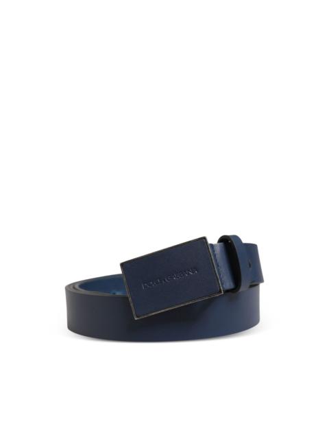 Dolce & Gabbana logo-buckle leather belt