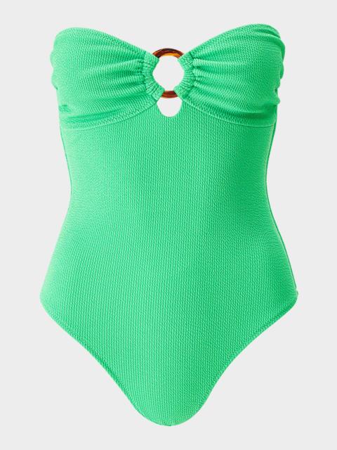 MELISSA ODABASH Barbuda Bandeau One-Piece Swimsuit