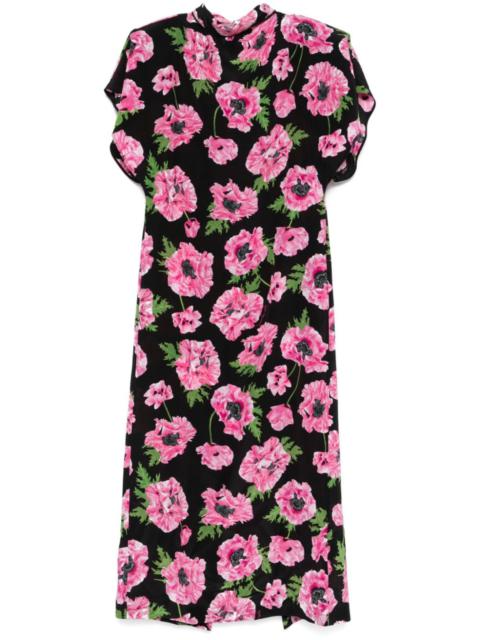 Stella McCartney poppy-print maxi dress