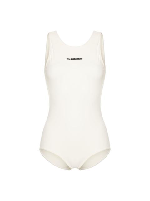 Jil Sander logo-print swimsuit