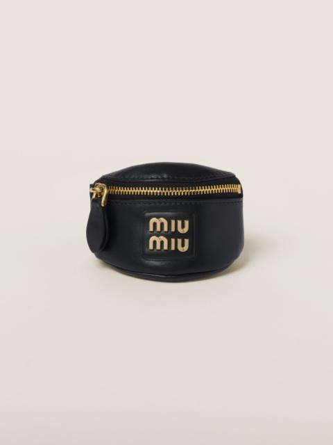 Miu Miu Bracelet with leather mini-pouch