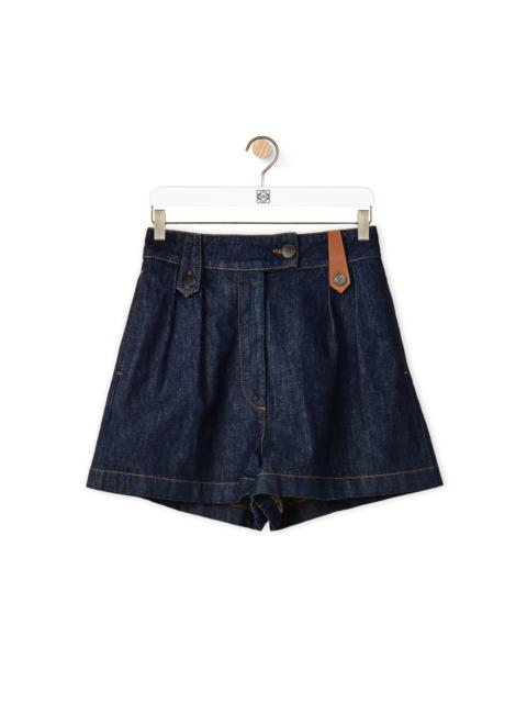 Loewe Shorts in washed denim