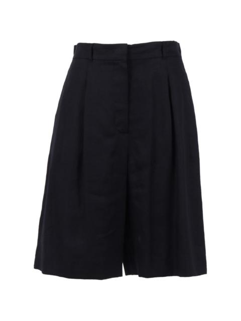 Max Mara pleated caravan shorts