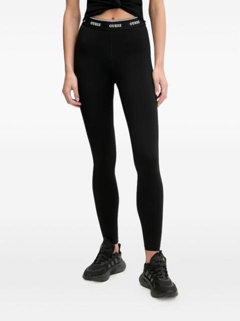 GUESS USA logo-waistband leggings