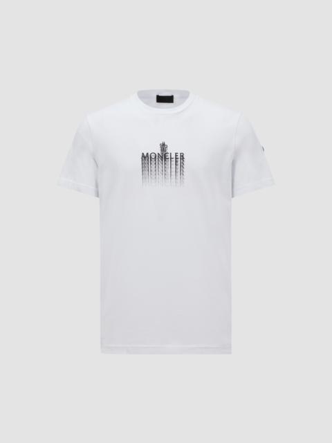 Moncler Faded Logo Cotton T-Shirt