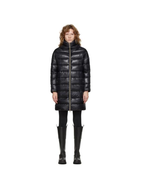 Herno Black Down Ultralight Coat