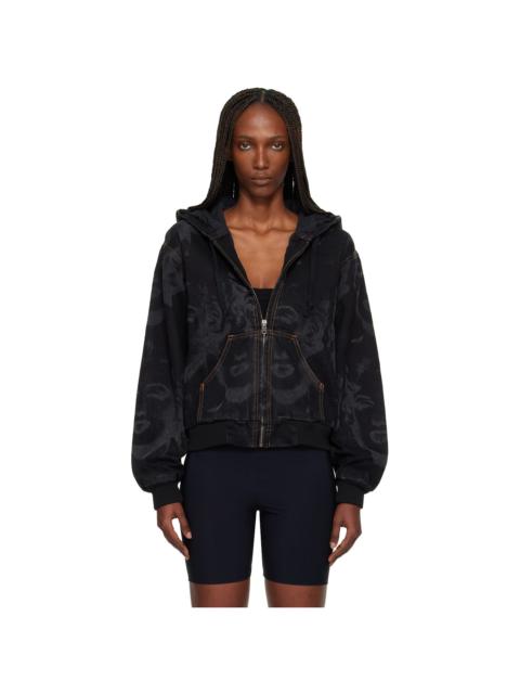 VAQUERA Black Marilyn Workwear Denim Jacket