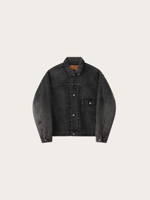 PHIGVEL MAKERS Co. Classic Faded Jean Jacket - Black